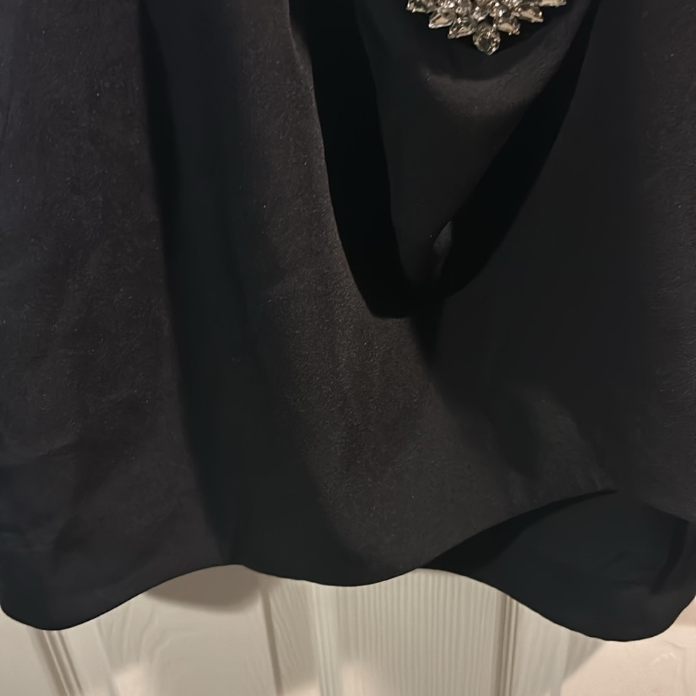 Fashion NovaLuxe Black Dress with rhinestone Accents - Picture 5 of 6